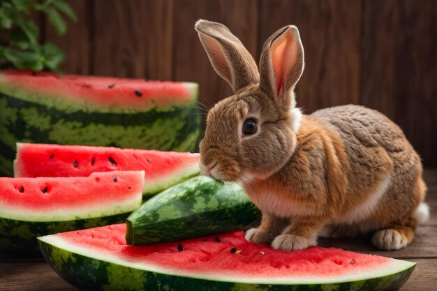 Can Rabbits Eat Watermelon? (Health Benefits &Safety Facts&Tips For Feeding)